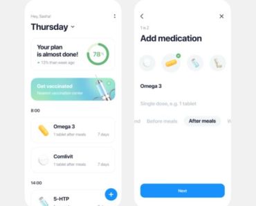 Pills Tracker App UI Figma