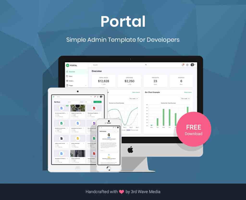 Portal - Free Bootstrap 5 Admin Dashboard Template