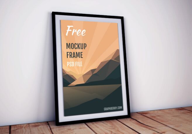 Poster Frame PSD Mockup