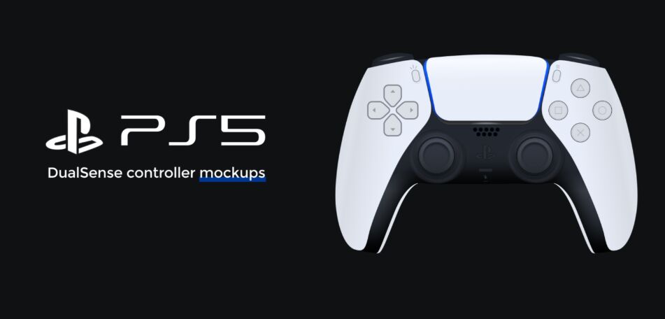 PS5 DualSense UI Vector Mockups