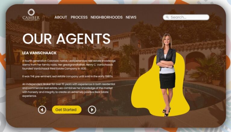 Real Estate Agents Landing Page