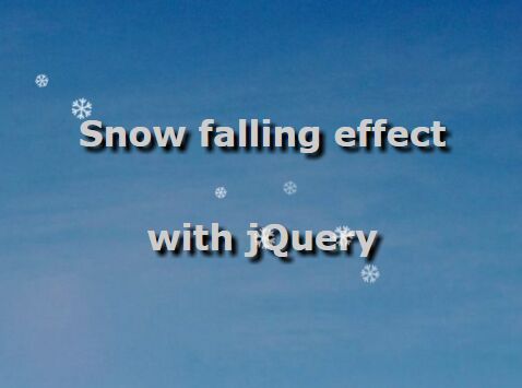Realistic-Snow-Falling-Effect-with-jQuery-CSS3-snow-js