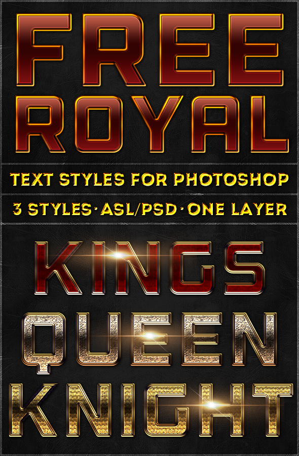 Royal Text Styles