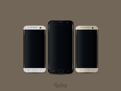 Samsung S7 realistic mockup design