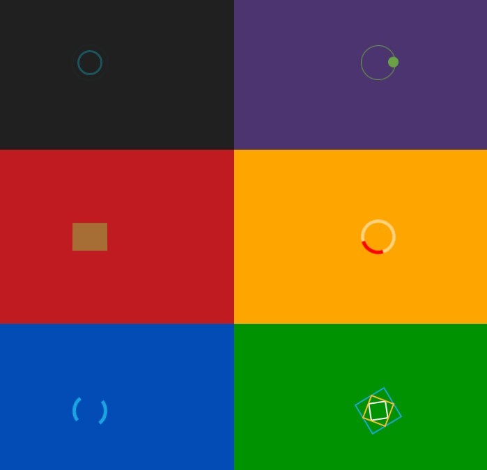 Simple CSS Spinners
