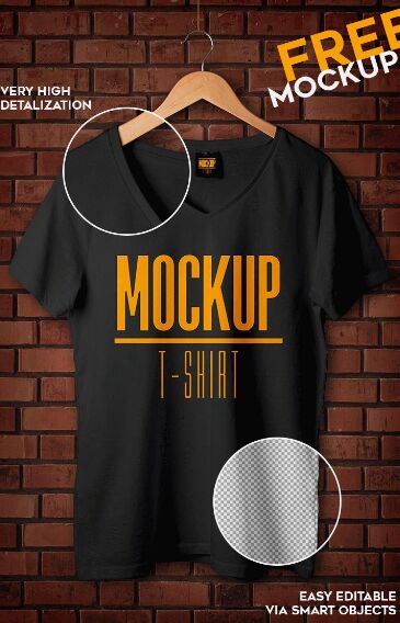 Studio T-shirt – Free PSD Mockup
