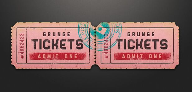 Ticket Coupon Sale Tag Psd