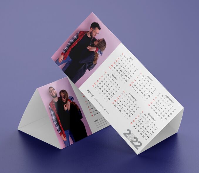 Tri fold 2022 Desk Calendar