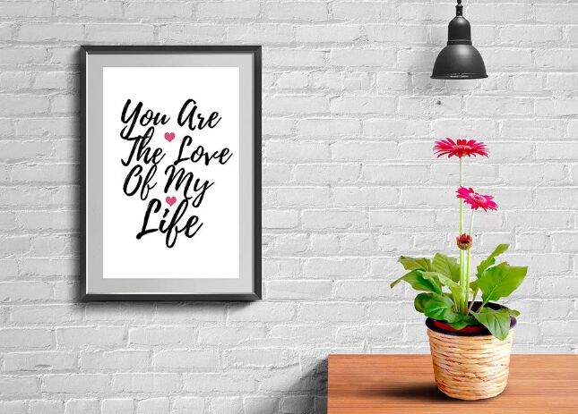 Wall Frame And Poster Mockup PSD