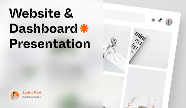 Website and Dashboard Presentation Template