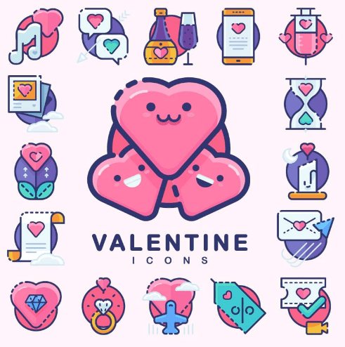 30 Sugar-Sweet Valentine’s Day Icons