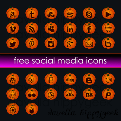 32 Free Pumpkin Social Media Icons