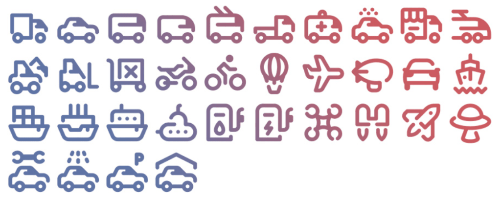 34 Free Tidee Transport icons