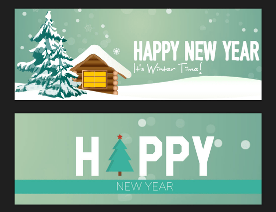6 Free New Year Facebook Timeline Cover Template