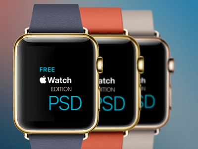 Apple Watch Edition PSD