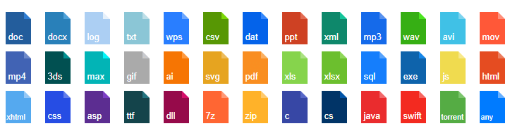 CSS file icons