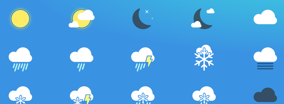 Degry Weather Iconset