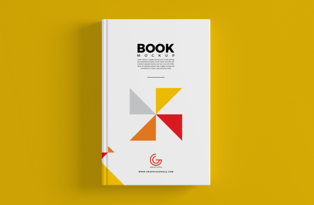 Free Book Cover Mockup PSD For Branding-min