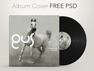 Free CD Album Cover Graphic Psd