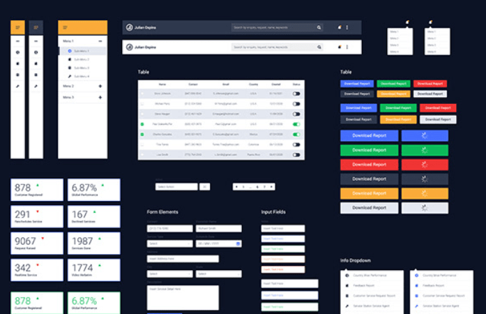 Free Elements UI Kit