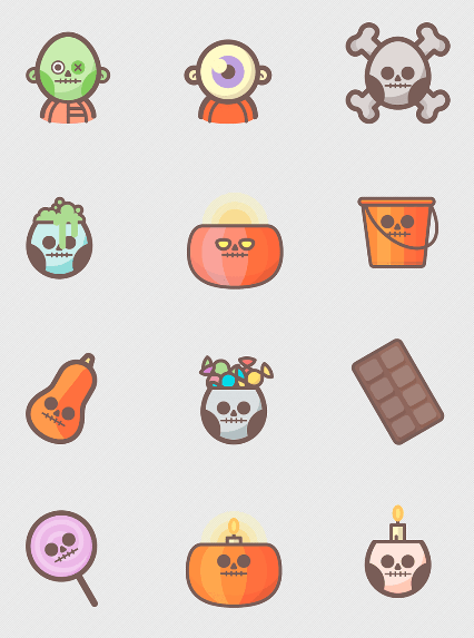 free-halloween-icons-pack