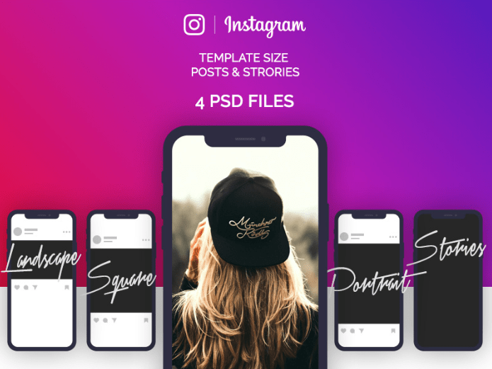 FREE Instagram Image Sizes & Dimensions Template