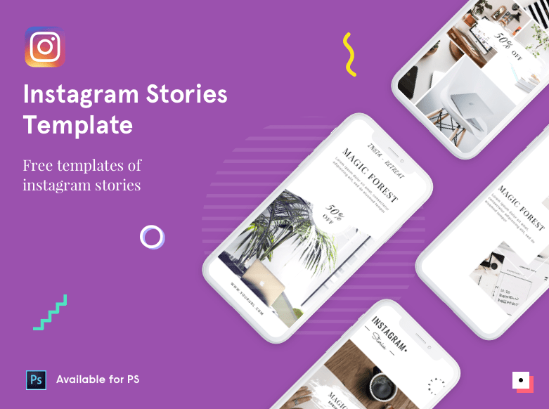 Free Instagram Stories PSD Template-min