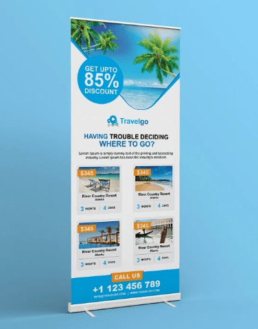 FREE Travel Roll-up Banner