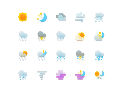 Free weather icons