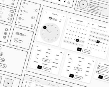 Free wireframe system Variants