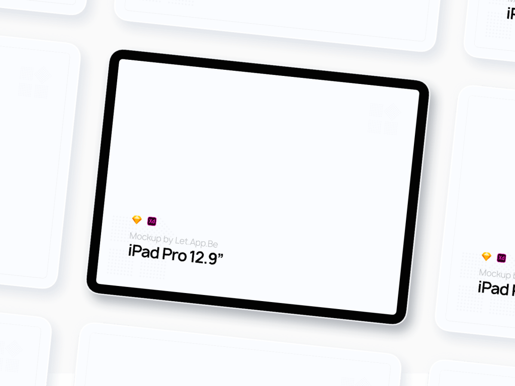 iPad Pro 12.9 Mockup