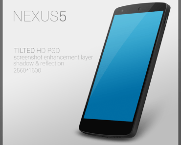 Nexus 5 PSD TILTED