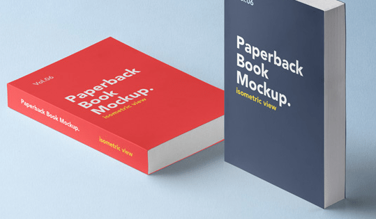 Paperback Psd Book Mockup Vol6