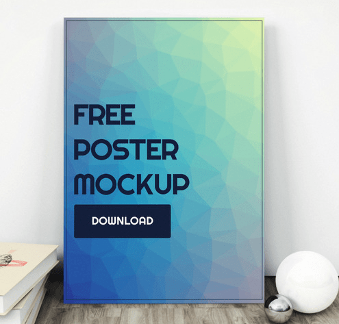 Poster Design PSD Mockup