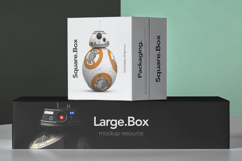 Psd Boxes Packaging Pack Mockup 4