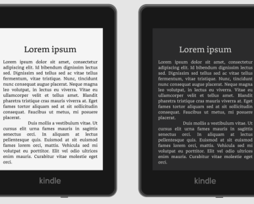 Realistic Amazon Kindle Paperwhite Figma Mockup