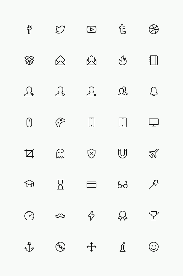 Simple Line Icons Set Vol 4