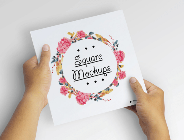 Square Flyer Mockup Set