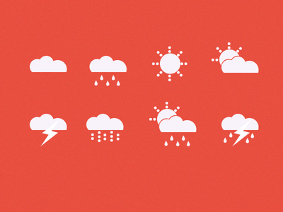 Weather Icons + psd