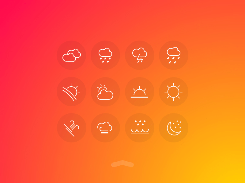 Weather UI Free Icons